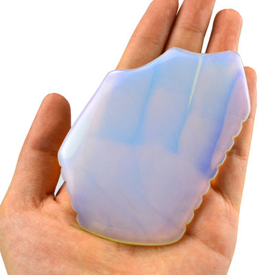 Opalit Hautpflege Guasha Schrauben Produkt 2024 Opalstein Gua Sha Board für Gesichtsgesundheitspflege und Gesichtsmassage Werkzeug