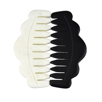 Body Massager Beste Produkte 2024 Mini Natur schwarz Bian Stein Gua Sha Haar Kopfhaut Massage Kamm Guasha Massager für Gesicht Körper Schaber