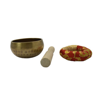 Natürliche Messing Nepal Singing Bowl Set für Meditation und Yoga Authentischer nepalesischer Klang