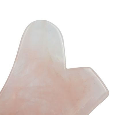2024 Rose Quarz Gua Sha Gesichtsmassage-Werkzeug Natürliche Kristallhaut Schönheitsmassager für das Gesichtslifting