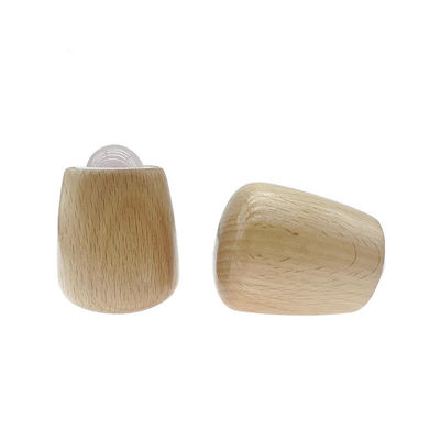 Anpassbarer Jade-Massage-Ball Holzgriff Jade-Roller für Körpermassage und Hals/Gesicht Gua Sha Stressentlastungswerkzeug