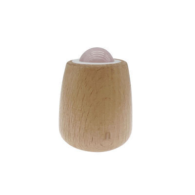 Anpassbarer Jade-Massage-Ball Holzgriff Jade-Roller für Körpermassage und Hals/Gesicht Gua Sha Stressentlastungswerkzeug