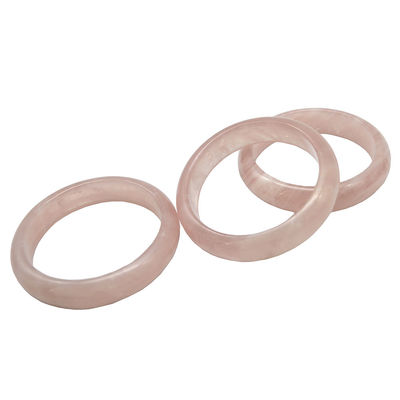 Kristallquarz Rose Armbänder Echte rosa Armbänder Runde Form Hochzeitsgeschenke für Frauen und Männer
