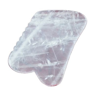 Klares Quarz Gua Sha Schraubbrett für Gesichtshals Ganzkörper Hautmassage Muskelmassage Funktionalität