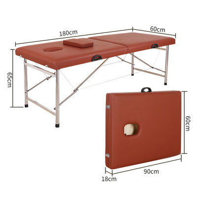 Salon Spa Beauty Massage Tisch Tragbares Klappbett mit multifunktionalem einfachen Design und Lagertasche inklusive