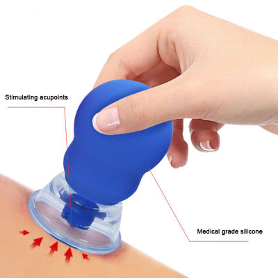 Blau/Pink Silikon Magnet Vakuum-Cupping-Set Vakuum Hijama Cupping Therapy Set Negativdruck-Cupping-Kit 20 Stück