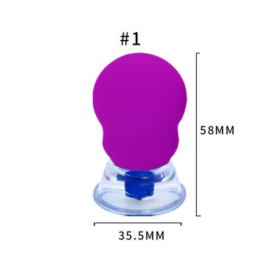 Blau/Pink Silikon Magnet Vakuum-Cupping-Set Vakuum Hijama Cupping Therapy Set Negativdruck-Cupping-Kit 20 Stück