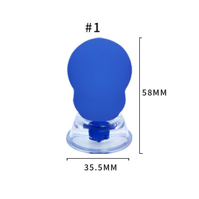 Blau/Pink Silikon Magnet Vakuum-Cupping-Set Vakuum Hijama Cupping Therapy Set Negativdruck-Cupping-Kit 20 Stück