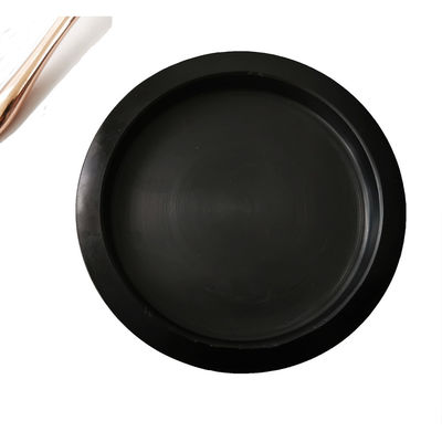 Klassischer Stil Handwerk Maßgeschneiderte natürliche schwarze runde Marmor-Cup-Coasters für Hotel-Hausdekoration