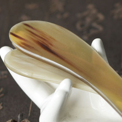 Yak Horn Gua Sha Board Bull Horn Körpermassager Hautpflege-Roller für den Ganzkörpermassagebereich