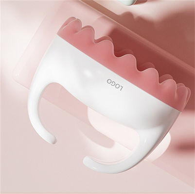 Personalisiertes Logo erhältlichPlastik-Bauchmeridian-Massage-BürsteHandheld-Körper Gua Sha Cup Faszienentspannung Massagetool