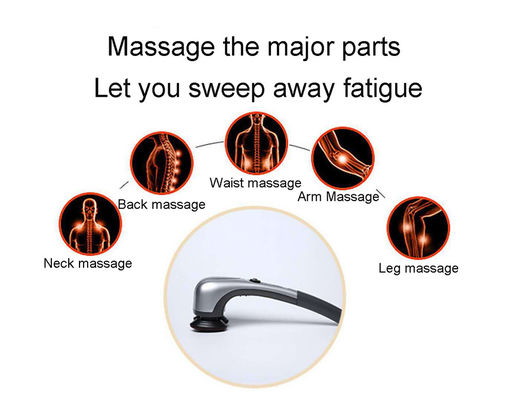 ABS Silicone Handheld Infrarot Massage Hammer für tiefe Gewebe Massage der Schulter Bein Fuß Muskeln unendlich variable Geschwindigkeit
