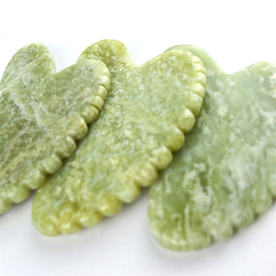2024 Ankunft Natürliche Herzform Xiuyan Jade Gua Sha Schraubbrett Das ultimative Massagetool zur Ganzkörperentspannung