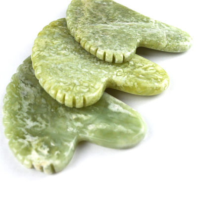 2024 Ankunft Natürliche Herzform Xiuyan Jade Gua Sha Schraubbrett Das ultimative Massagetool zur Ganzkörperentspannung