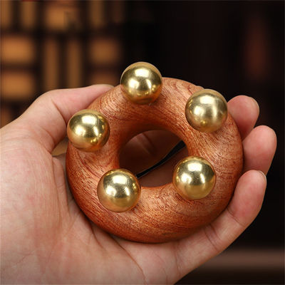 Gua Sha Funktion Handbuch Kupfer Bauchmassager Buche Körper Meridian Massage Bürste für Taille Haut Straffen und Formen