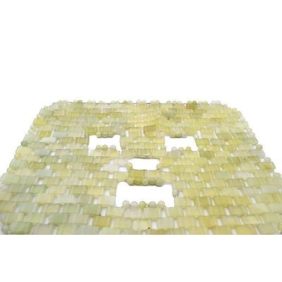 Gesichtsmassager natürliche Anti-Aging Xiuyan Jade Augenmaske Jade Stein Gesichtsmaske Jade Schlafmasken Gesichts Hautpflege Werkzeug