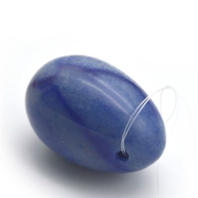 Blaue Aventurin Yoni Massage Eier Volkskunst Stil für Frauen Kegel Stärkung Set