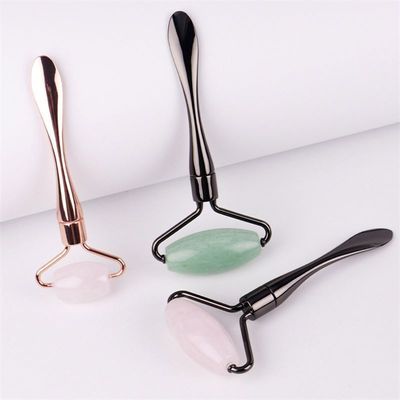 Customized Logo Availabled Metall Gesichtslifting Schönheitsgerät für Schönheitspflege und Jade Roller Set