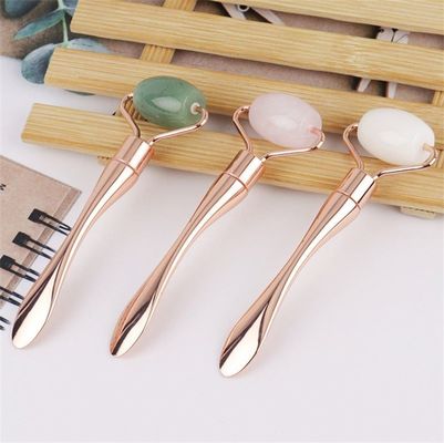 Customized Logo Availabled Metall Gesichtslifting Schönheitsgerät für Schönheitspflege und Jade Roller Set