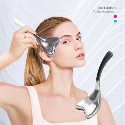 ISO9001-zertifizierte Edelstahl- und PP-Material Eiskugel Gesichtsmassage Cryo-Roller zur Kühlung