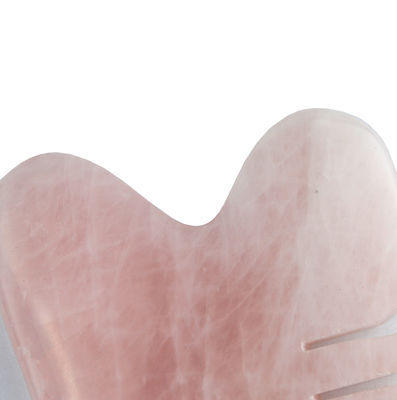 Kopfmassage Rose Quarz Gua Sha Kopfhaut Kamm Werkzeug für Selbstpflege Spa Gesichtslifting