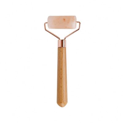 16.5*6.4*2.3cm Natürliche Himalaya-Gesteinssalz-Jade-Gesichtsrolle für Gesichtslifting und Faltenentfernung