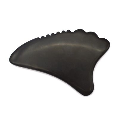 Gua Sha Tool Gesichtsmassager Bian Stone Umweltfreundliches Gesicht 105*77mm 114*74mm 2 Stück AKBS-030 für Lymphdrainage im Gesicht