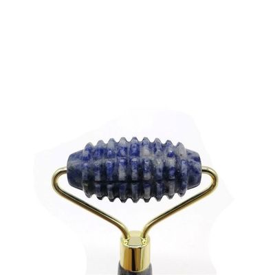 Gesichtsmassage Technologie Polster Naturblau Punktstein Einkopf Spiked Jade Roller Anti-Aging mit Technologie