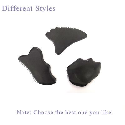 Gua Sha Tool Gesichtsmassager Bian Stone Umweltfreundliches Gesicht 105*77mm 114*74mm 2 Stück AKBS-030 für Lymphdrainage im Gesicht