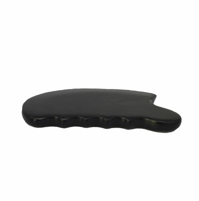 Rein natürlicher schwarzer Bian Stein Gua Sha Brett Massage Gesichts Kosmetik Lift Straffen Haut Ganzkörper Gesichtsmassager