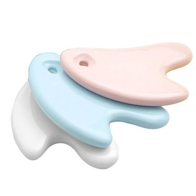 Körpermassage-Werkzeug Keramik Gesichts Gua Sha Board für Gesichtspflege und Akupunkturbehandlung