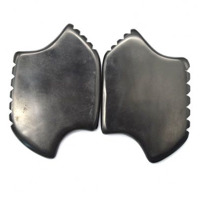 Schwarzer Bian Stein Gua Sha Schaben Massagegerät für natürlichen Körper und Leistung