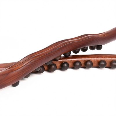 400g/pc Kohlenstoffhaltige Buche Holz Körper Meridian Baggern Massage Stick Holz Gua Sha Schrauben Massage Werkzeug