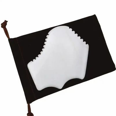 Natürliche Weiße Jade Gua Sha Board für Gesichtsmassager und Schaben Therapie Design Eigenschaften