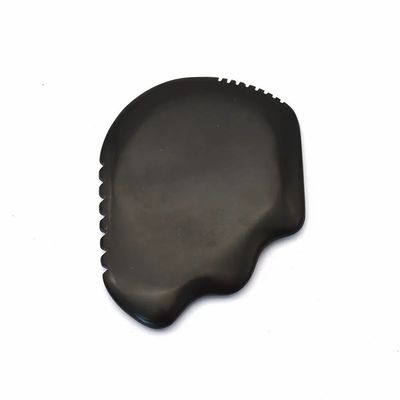 Chinese Style Massager 2024 Schwarzer Bian Stein Gesichts-Jade Guasha Gua Sha Schaben Massagetool für SPA Akupunktur