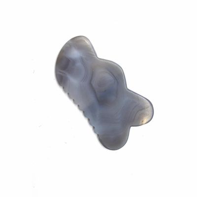 Handgefertigte natürliche Agate Gua Sha Scraping Massage-Werkzeug für die traditionelle Akupunktur Heilung