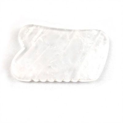 Gesichtsmassage-Werkzeug Klares Quarz Gua Sha Schraubwerkzeug für SPA und Akupunkturbehandlung