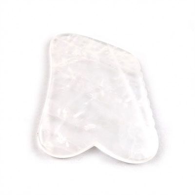 Gesichtsmassage-Werkzeug Klares Quarz Gua Sha Schraubwerkzeug für SPA und Akupunkturbehandlung