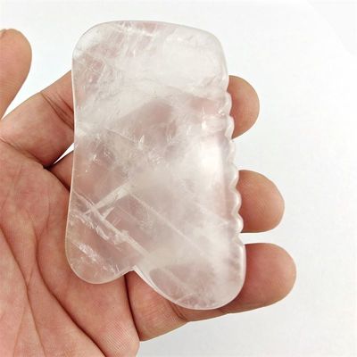 Gesichtsmassage-Werkzeug Klares Quarz Gua Sha Schraubwerkzeug für SPA und Akupunkturbehandlung