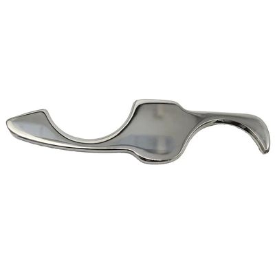 Massager S-förmige Edelstahl Gua Sha Board für Rücken Meridian Schrauben Massagetool