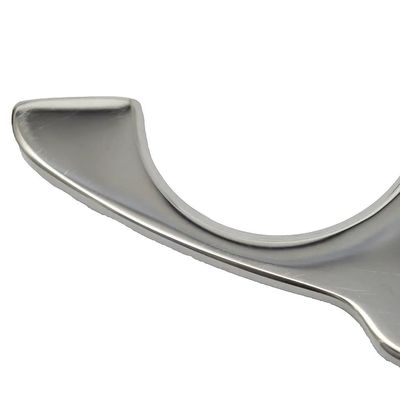 Massager S-förmige Edelstahl Gua Sha Board für Rücken Meridian Schrauben Massagetool