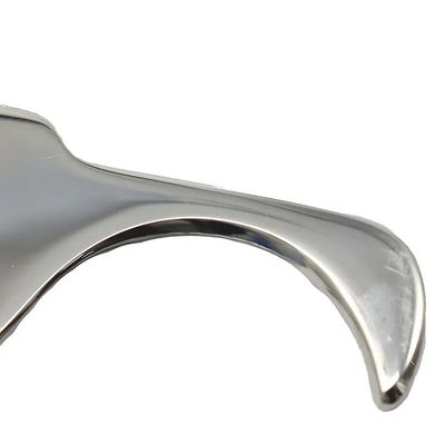 Massager S-förmige Edelstahl Gua Sha Board für Rücken Meridian Schrauben Massagetool