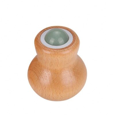 Anpassbarer Jade-Rollroller und Gua Sha-Massagetool für die Gesichtspflege