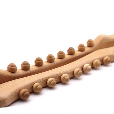 Holz-Gua Sha-Scraping-Massage-Stick für die Mobilisierung von Ganzkörper-Weichgewebe und Meridian-Draging-Massagetool