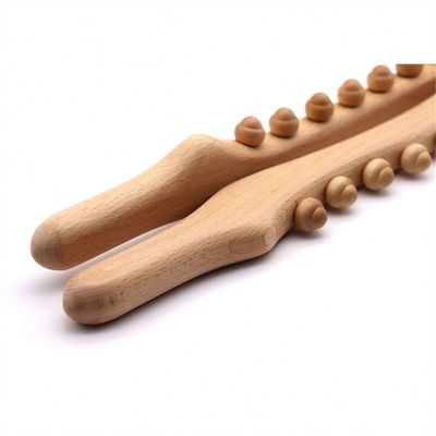 Holz-Gua Sha-Scraping-Massage-Stick für die Mobilisierung von Ganzkörper-Weichgewebe und Meridian-Draging-Massagetool