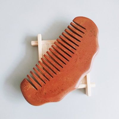 Kopf Gua Sha Massagetool Kopfhaut Meridian Baggern Kamm zur Entspannung und Revitalisierung