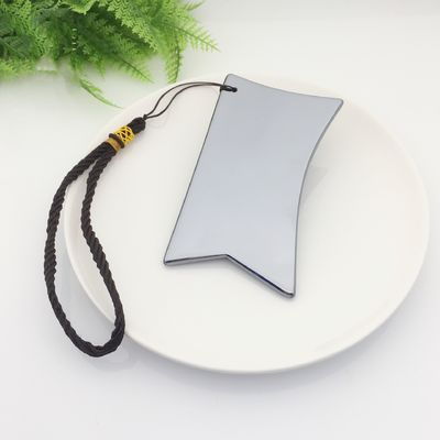 Terahertz-Platte Schrauben Massagetool Gua Sha Guasha Brett für den Rücken Körpermassager Körper mit individuellem Logo und Silber