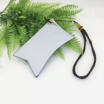 Terahertz-Platte Schrauben Massagetool Gua Sha Guasha Brett für den Rücken Körpermassager Körper mit individuellem Logo und Silber