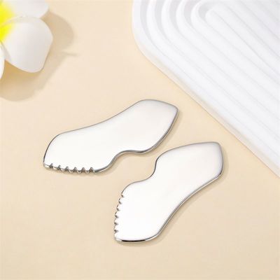 Gesundheit Körper Metall Schraubbrett Edelstahl Gua Sha Werkzeug für benutzerdefiniertes Logo