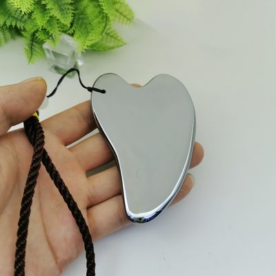 Terahertz Stein Gua Sha Gesichtsmassage-Werkzeug 2024 Custom Logo Handheld für Körpermassage-Ausrüstung in Herzform